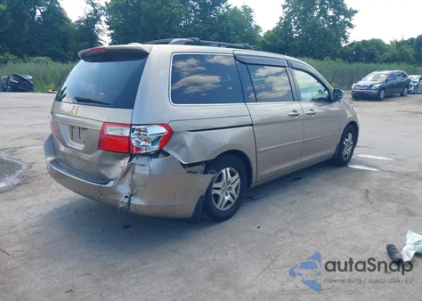 2007 Honda Odyssey Ex-L z USA, uszkodzony, nr VIN 5FNRL38727B068233